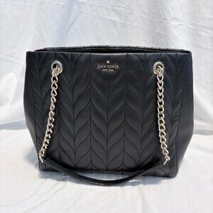 Kate Spade Briar Lane Quilted Willis Tote Bag Black